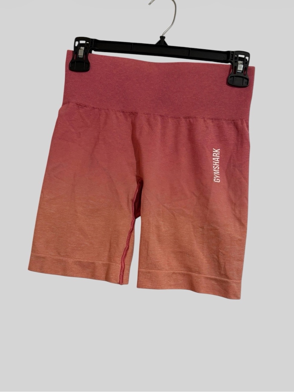 Gymshark Women's Ombre High-Waist Bike Shorts - Rose to Peach